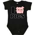 thumbnail image 3 of Inktastic I Love Pigs Boys or Girls Baby Bodysuit, 3 of 5