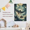 thumbnail image 4 of FORMRS Acrylic Clipboard with Low Profile Clip Standard A4 Letter Size, 12.5" x 9", Beige Floating Whale, 4 of 8