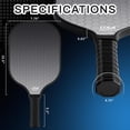 thumbnail image 4 of Set de palas de pickleball Jobunai T300 de fibra de carbono ligero, 4 of 6