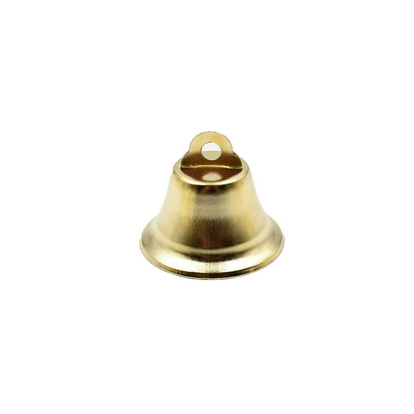 XZNGL Ruban Mousse Diy Golden Opening Horn Bell Christmas Decoration Bells Wind Chimes 10Mm 100Pcs