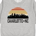 thumbnail image 3 of Inktastic Charlotte North Carolina Skyline Toddler Sweatshirt, 3 of 4