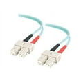 thumbnail image 5 of C2G 1m SC-SC 10Gb 50/125 OM3 Duplex Multimode PVC Fiber Optic Cable - Aqua - patch cable - 3.3 ft - aqua, 5 of 5