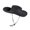 Black, variant on Mens Cowboy Bucket Hats Unisex with Adjustable Chin and Wide Brim to Sun Protect Quick Dry for Outdoor Walking Running