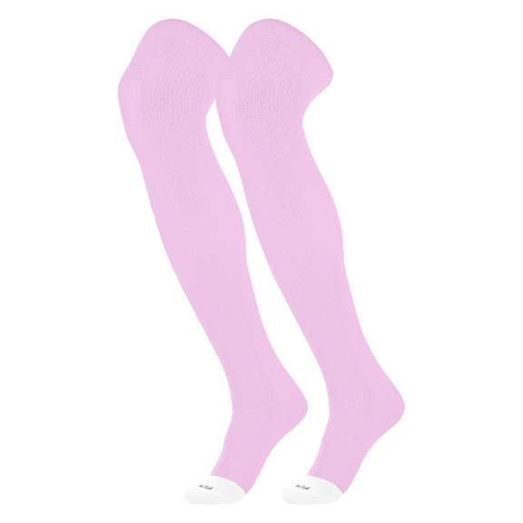 TCK Prosport Baseball Socks Over the Knee (Pink, X-Large)