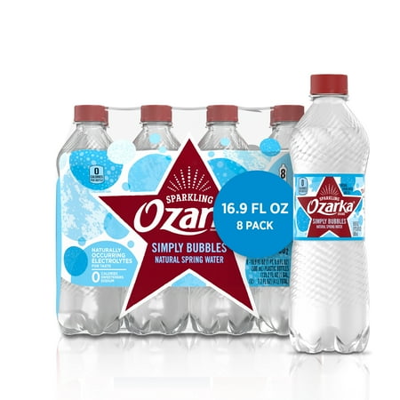 UPC 022592446158 product image for Ozarka Sparkling Water, Simply Bubbles, 16.9 oz. Bottles (8 Count) | upcitemdb.com