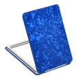 thumbnail image 1 of YTZJ Direct Espejo de tocador compacto para hombres, mujeres y niñas, espejo de maquillaje de viaje rectangular azul delgado para bolso, billetera de bolsillo, espejo cosmético de aumento de doble car, 1 of 1