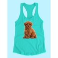 thumbnail image 3 of Sitting Maltese Dog Racerback Tank Women -SPIdeals Designs, Female x-Small, 3 of 4