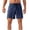 Navy, variant on Men's Athletic Shorts Performance Quick Dry Workout Running Short Pants, 5" Inseam Stretch Elastic Waistband Drawstring for Training & Basketball & Beach Vacation