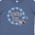 thumbnail image 4 of Inktastic Alaska Girl Forget-me-not Flower Girls Baby T-Shirt, 4 of 5
