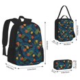thumbnail image 4 of Naloa Hawaiian Style Print Large Capacity Backpack Lunch Bag Pencil Case Combination 3 Piece Set for Student, 4 of 8