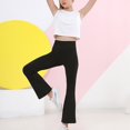 thumbnail image 2 of CHUANK Pantalons pour Filles Jegging Décontracté Extérieur Style Plat (Violet 9-10 Ans), 2 of 3