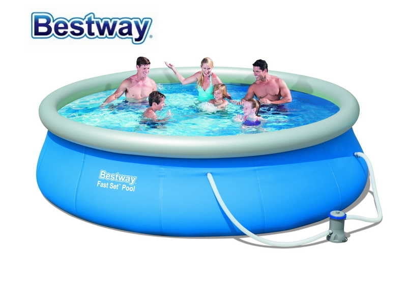 12x22in for sale online Blue Sun Squad Deluxe Inflatable Above Ground Pool 