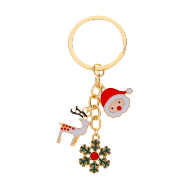 Llavero navideño Strade Fareast Limited accesorio para llavero dijes para bolso adorno para llavero de coche Estilo D