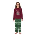 thumbnail image 4 of Family Matching Christmas Vacation Pajama Set, Festive Truck And Green Holiday Pattern Pants, 4 of 7