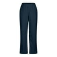 thumbnail image 4 of SDNall Pantalons pour Femmes Poches Solides en Velours Côtelé, 4 of 9