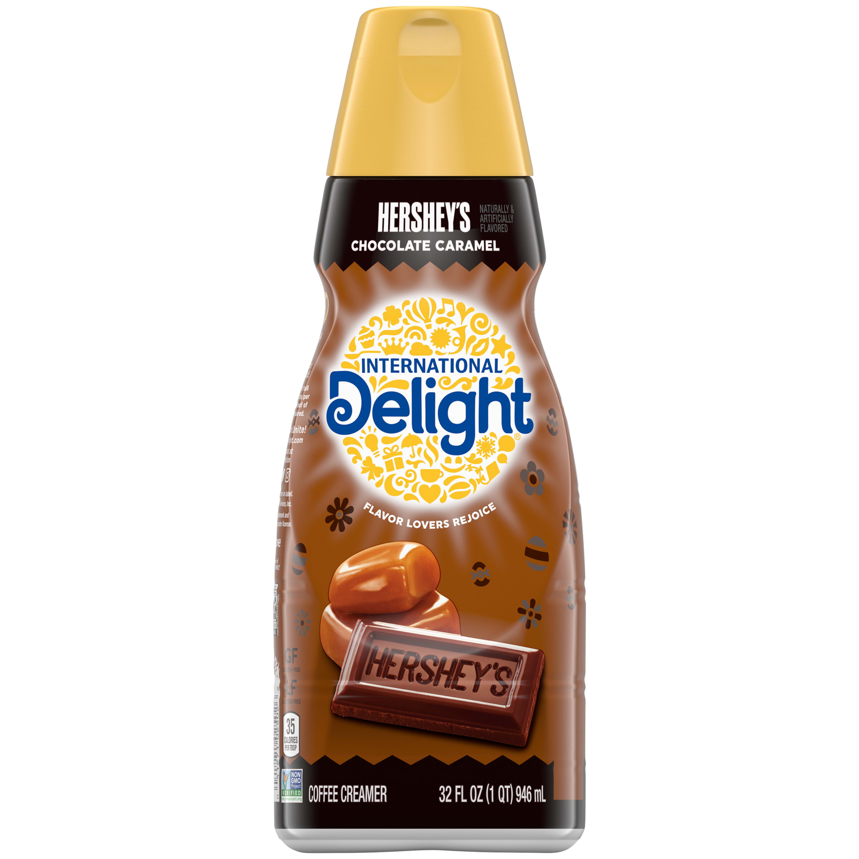 International Delight HERSHEY’S Chocolate Caramel Coffee Creamer, 32 Oz ...