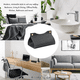thumbnail image 5 of Cubierta de caja de pañuelos, organizador de caja de pañuelos cuadrado moderno, soporte de papel facial de cuero PU decorativo para encimera de tocador de baño, mesita de noche, cómoda de dormitorio,, 5 of 5