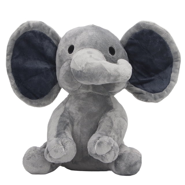 Elefante de peluche de juguete multiusos, lindo, seguro, cómodo, suave y esponjoso, juguete de peluche para niños, decoración del hogar, color gris
