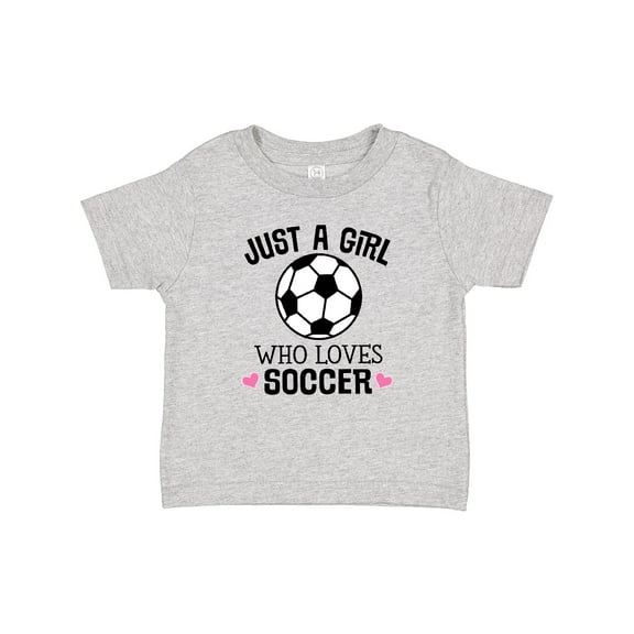 Inktastic Just a Girl Who Loves Soccer Girls Baby T-Shirt