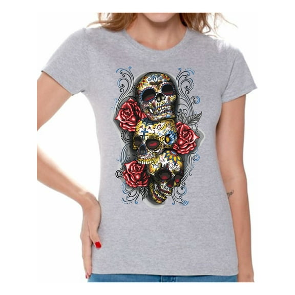 Awkward Styles Short Sleeve Graphic Crew Neck Regular T-Shirt (Women's) 1 Pack