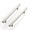 Brushed Nickel-20, variant on Brushed Brass 5 Pack Square Cabinet Pulls