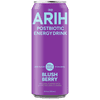 ARIH Postbiotic Energy Drink, Zero Sugar Clean Energy Drink with 100mg Natural Caffeine, Zero Sugar, Blush Berry, 12 fl oz