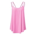 thumbnail image 4 of Fgnfyis Womens Tops Summer Sleeveless Loose Fit Round Neck Camisole Top Casual Versatile Staple Wardrobe Women Tank Tops Light Pink S, 4 of 5