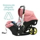thumbnail image 4 of Carriola Para Bebé Starkids Polux Convertible Con Pañalera Rosa Estrellas, 4 of 5