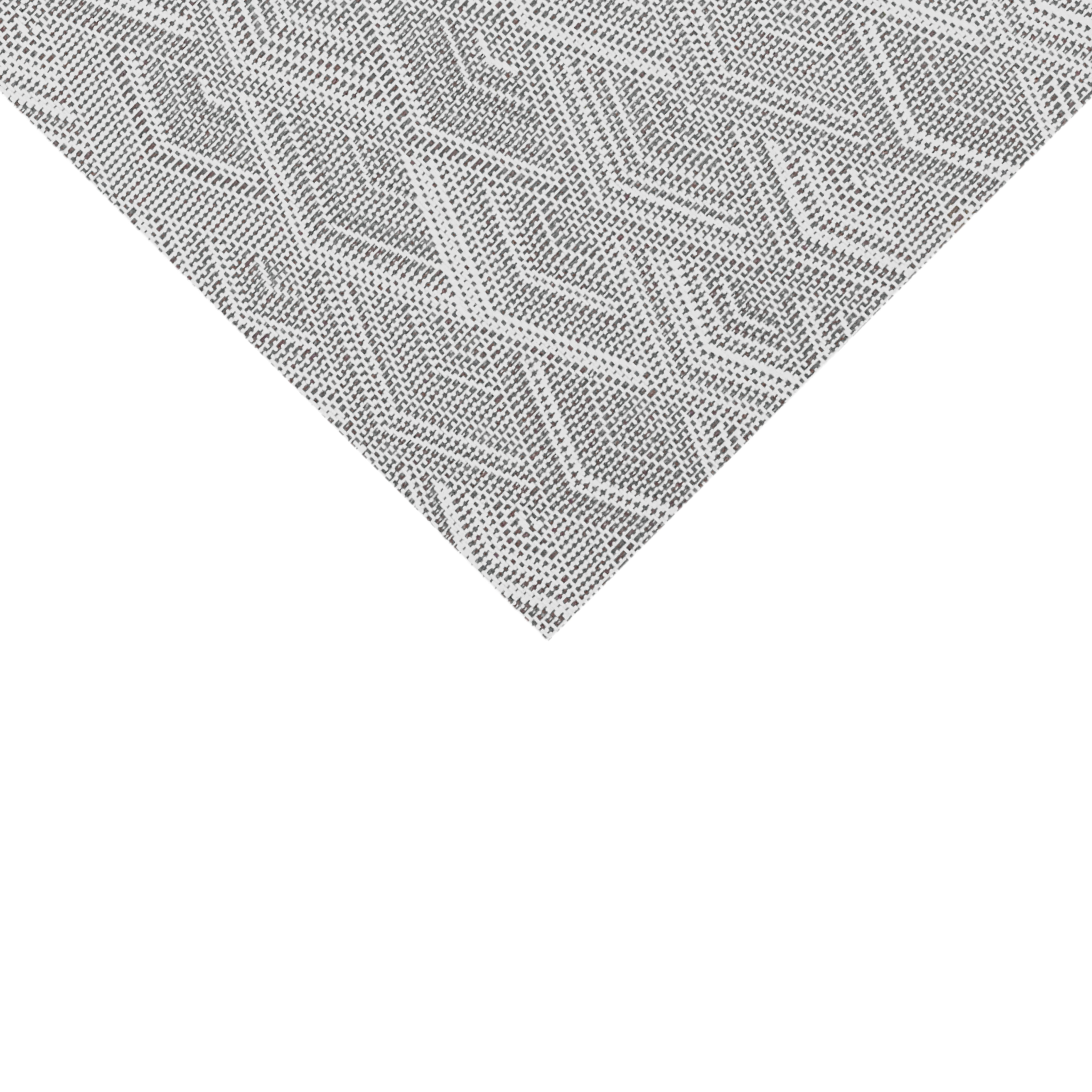 Diamond Woven Vinyl Placemats With Diamond Woven Design Reversible 13 x 19 Rectangular Placemat Set of 6 in Silver