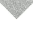thumbnail image 2 of Diamond Woven Vinyl Placemats With Diamond Woven Design Reversible 13 x 19 Rectangular Placemat Set of 6 in Silver, 2 of 5