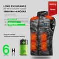thumbnail image 6 of Yaoyar Upgraded Heated Vest for Men and Women, Thirteen Area Camouflage Smart Electric Heating Vest, Lightweight Heated Jacket (Battery Not Included), 6 of 8