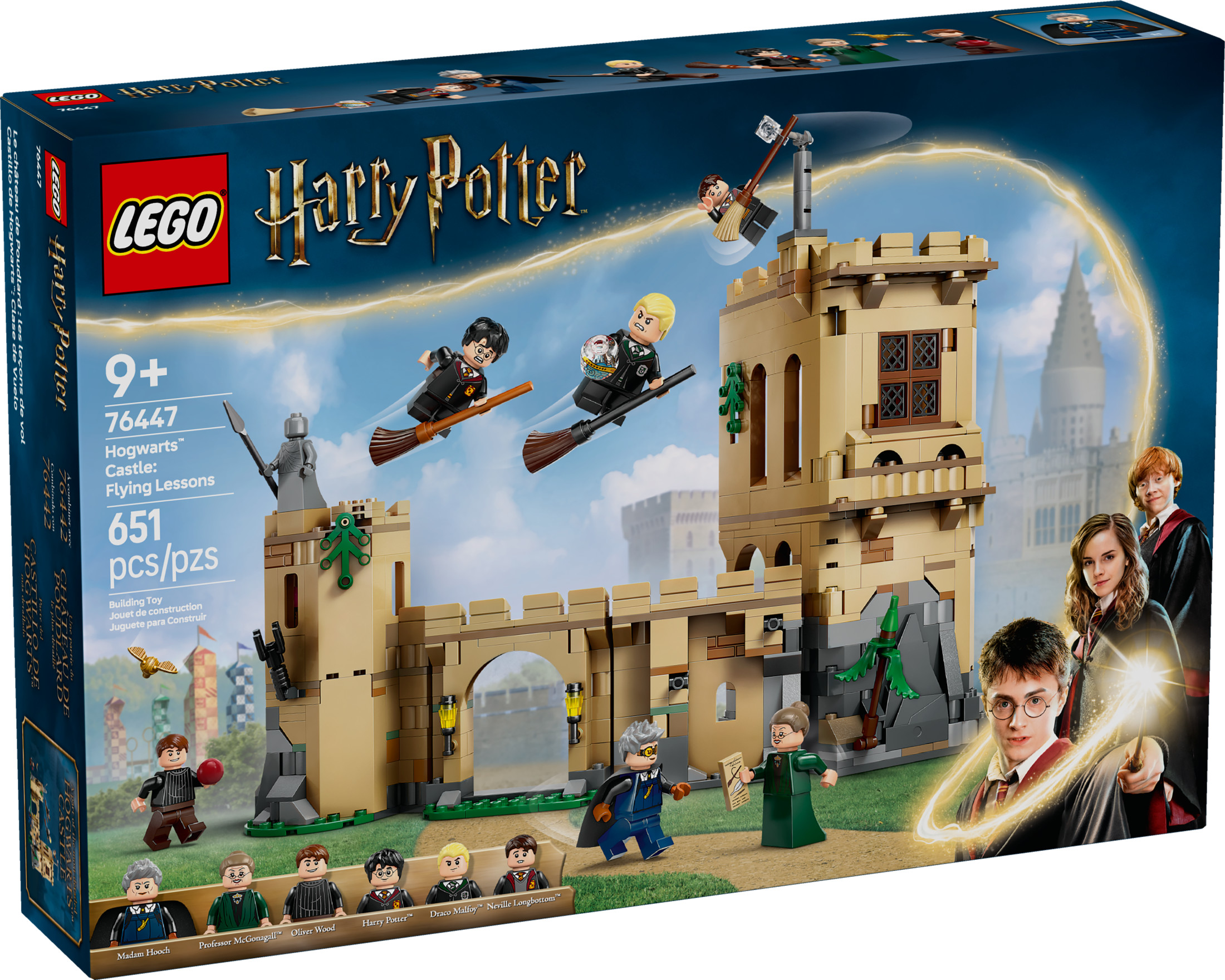 LEGO Harry Potter Castillo de Hogwarts: Lecciones de Vuelo Juguete de Construcción - Juguete de Magia para Niños y Niñas, Fans de Harry Potter, Mayores de 9 Años - Idea de Regalo de Cumpleaños - 76447 2