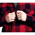 thumbnail image 6 of Rothco Buffalo Plaid Quilted Lined Jacket - Red, 6 of 7