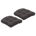 thumbnail image 2 of Juego de 2 almohadillas para silla con mechones, cojines para asiento, respaldo , 19 "x 19", para exteriores e interiores, para muebles Sunnimix cojines de asiento con mechones, 2 of 7
