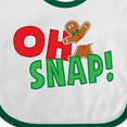 thumbnail image 4 of Inktastic Oh Snap Boys or Girls Baby Bib, 4 of 4
