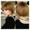 thumbnail image 2 of Short Wig Blonde Wig for Women Daily Party Synthetic Hair Wig with Heat Resistant Fiber, 2 of 6