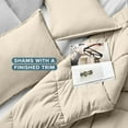 thumbnail image 5 of Bare Home Down Alternative Comforter Set - 3-Pieces - All Seasons - Full, Sand, 5 of 8