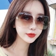 thumbnail image 4 of Womens Vintage Sunglasses Polygonal Resin Lens Metal Frame UV400 Protection Trendy Street Eyewear Everyday Use, 4 of 4