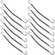 thumbnail image 5 of 12 gomas elásticas para el pelo para mujer, ganchos para coletas, cintas para el pelo, accesorios para el pelo (negro), 5 of 6