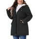 thumbnail image 4 of Abrigos Parkas de Talla Grande para Mujeres GRACE & GRANDEUR, Chaquetas Forradas de Piel Sintética, Abrigos Largos Casual Anorak con Capucha 2X Negro, 4 of 6