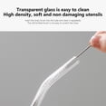 thumbnail image 6 of Beautynvta Reusable Glass Straws, Set of 1 Straight and 1 Bent with 1 Cleaning Brush, Clear Glass Straws for Shakes, Coffee, Juice, Sodas, Milk, Tea, Cocktails, 6 of 6