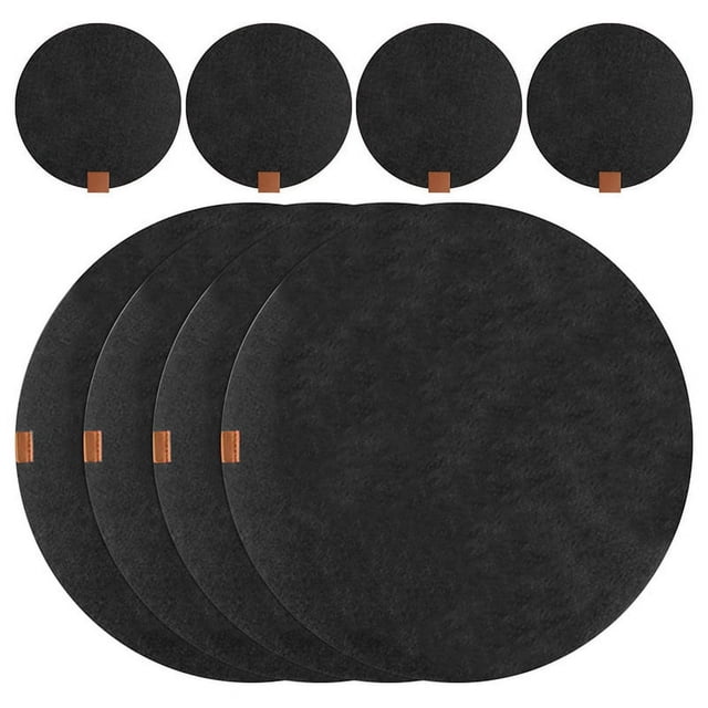 8Pcs Felt Placemats And Coasters Table Mats Heat Resistant Table Mats For Kitchen Dining Table Home Restaurant
