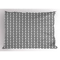thumbnail image 2 of Ambesonne Pinwheel Pillow Sham, Monochrome Floral, 36" X 20", Black and White, 2 of 2