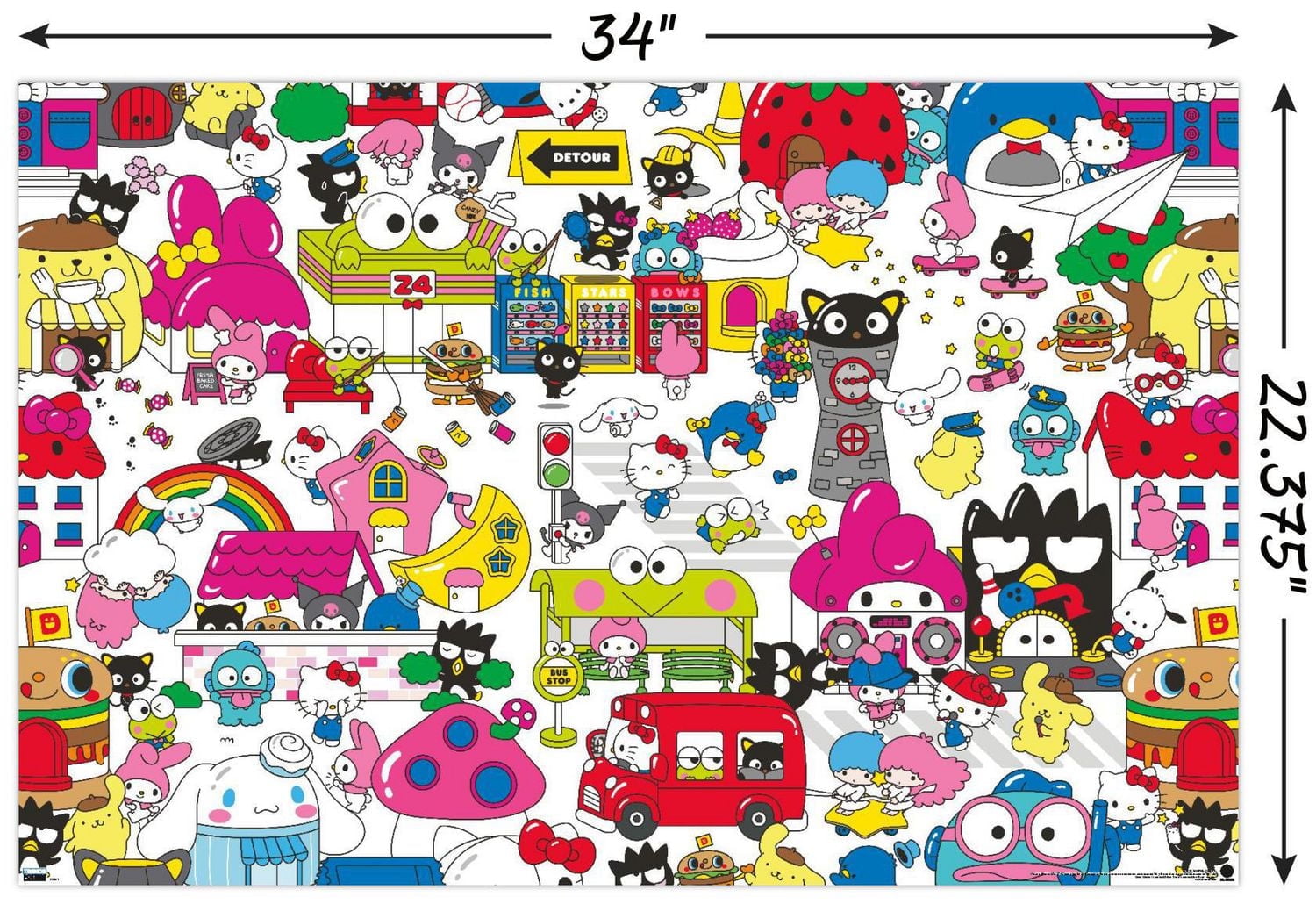 Hello Kitty and Friends: Hello - Group Wall Poster
