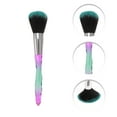 thumbnail image 3 of Unique Bargains 10 Pcs Durable Lightweight Makeup Brush Set for Business Travel Green Artificial Fiber Wool Plastic, 3 of 5