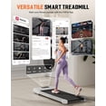 thumbnail image 6 of Dpforest Walking Pad,Treadmill Speed Range 3.8mph for Fitness,Under Desk Treadmill White, 6 of 7