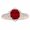 14K Rose Gold, variant on 1.26 Carat Hexagonal Contemporary Halo Cushion And Baguette Diamond Engagement Ring 14K White Gold Ruby Size: 7