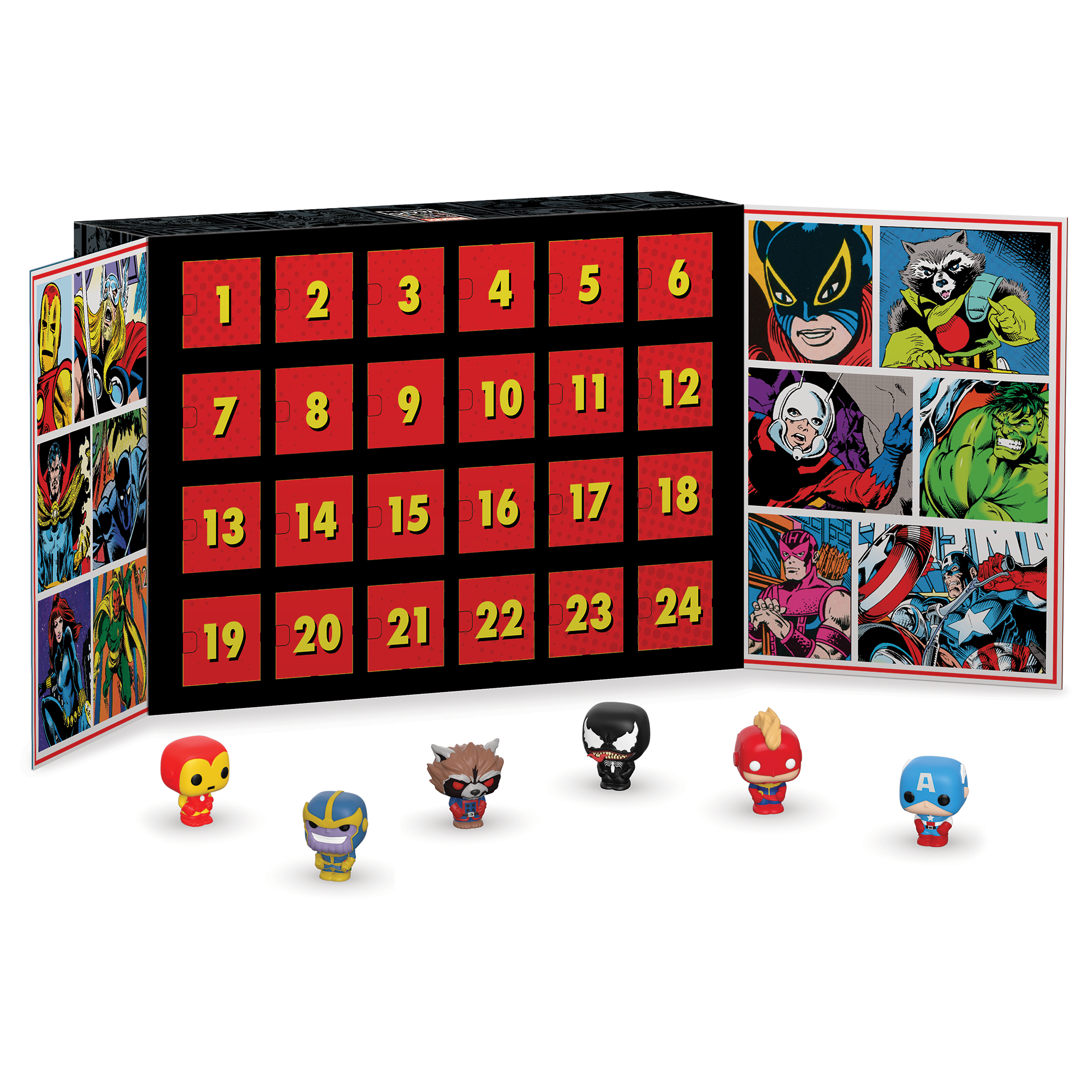 マーベル　ポップ　POP ファンコ　アドベントカレンダー Funko Marvel Advent Calendar: 24pc POP - Walmart.com