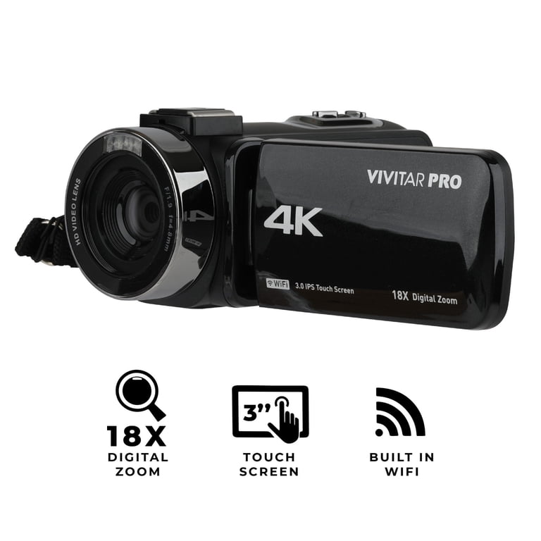 Vivitar 4K Digital Video Camera with Night Vision photo 1