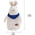 thumbnail image 4 of Hot Water Bottles, Rubber Hot Water Bottle with Removable Cartoon Rabbit Plush Cover Hand Warmer, 4 of 5